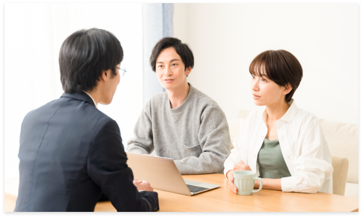 夫婦　打ち合わせ　写真