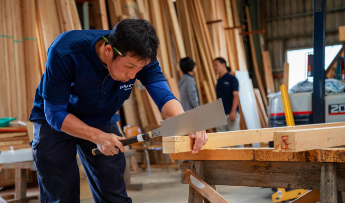 職人技　棟梁　写真